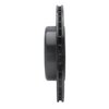 E-Line Drilled & Slotted Black Brake Rotor, 2010-2019 BMW, Position: Rear Left - image 3