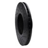 E-Line Drilled & Slotted Black Brake Rotor, 2012-2021 BMW, Position: Front Left - image 3