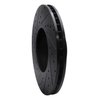 E-Line Drilled & Slotted Black Brake Rotor, 2012-2021 BMW, Position: Front Right - image 2