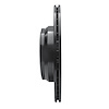 E-Line Drilled & Slotted Black Brake Rotor, 2012-2020 BMW, Position: Rear Right - image 1