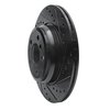 E-Line Drilled & Slotted Black Brake Rotor, 2012-2020 BMW, Position: Rear Right - image 2