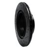 E-Line Drilled & Slotted Black Brake Rotor, 2012-2021 BMW, Position: Rear Left - image 2