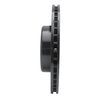 E-Line Drilled & Slotted Black Brake Rotor, 2013-2020 BMW, Position: Front Left - image 4
