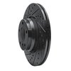 E-Line Drilled & Slotted Black Brake Rotor, 2012-2018 BMW, Position: Front Left - image 3