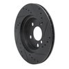 E-Line Drilled & Slotted Black Brake Rotor, 2014-2021 BMW, Position: Front Left - image 4