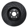 E-Line Drilled & Slotted Black Brake Rotor, Fits Select Fits Multiple Makes/Models, Position: Rear Left - image 4