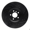 E-Line Drilled & Slotted Black Brake Rotor, 2007-2019 BMW, Position: Rear Left - image 3