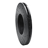 E-Line Drilled & Slotted Black Brake Rotor, 2007-2018 BMW, Position: Front Left - image 1