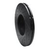 E-Line Drilled & Slotted Black Brake Rotor, 2007-2018 BMW, Position: Front Right - image 3