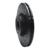 E-Line Drilled & Slotted Black Brake Rotor, 2007-2018 BMW, Position: Front Right - image 4