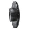 E-Line Drilled & Slotted Black Brake Rotor, 2011-2018 BMW, Position: Front Right - image 2