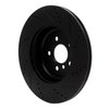 E-Line Drilled & Slotted Black Brake Rotor, Fits Select Fits Multiple Makes/Models, Position: Rear Right - image 4