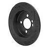 E-Line Drilled & Slotted Black Brake Rotor, 2002-2015 Mini, Position: Rear Left - image 1