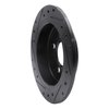 E-Line Drilled & Slotted Black Brake Rotor, 2002-2015 Mini, Position: Rear Right - image 2