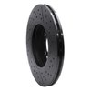 E-Line Drilled & Slotted Black Brake Rotor, 2007-2015 Mini, Position: Front - image 2