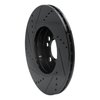E-Line Drilled & Slotted Black Brake Rotor, 2007-2015 Mini, Position: Front Right - image 3