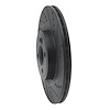E-Line Drilled & Slotted Black Brake Rotor, 2009-2014 Mini, Position: Front Right - image 1