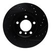 E-Line Drilled & Slotted Black Brake Rotor, 2011-2016 Mini, Position: Front Left - image 4