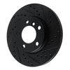 E-Line Drilled & Slotted Black Brake Rotor, 2011-2016 Mini, Position: Front Right - image 2