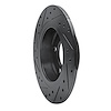 E-Line Drilled & Slotted Black Brake Rotor, 2011-2016 Mini, Position: Rear Right - image 1