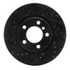 E-Line Drilled & Slotted Black Brake Rotor, 2011-2016 Mini, Position: Front Left - image 4