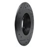 E-Line Drilled & Slotted Black Brake Rotor, 2013-2016 Mini, Position: Rear Right - image 4