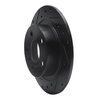 E-Line Drilled & Slotted Black Brake Rotor, Fits Select Fits Multiple Makes/Models, Position: Rear Left - image 2