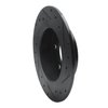 E-Line Drilled & Slotted Black Brake Rotor, Fits Select Fits Multiple Makes/Models, Position: Rear Left - image 3