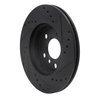 E-Line Drilled & Slotted Black Brake Rotor, Fits Select Mini, Position: Front Left - image 2