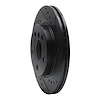 E-Line Drilled & Slotted Black Brake Rotor, Fits Select Mini, Position: Front Right - image 1