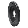 E-Line Drilled & Slotted Black Brake Rotor, 1992-2002 Fits Multiple Makes/Models, Position: Front Left - image 1