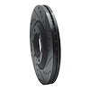 E-Line Drilled & Slotted Black Brake Rotor, 1992-2002 Fits Multiple Makes/Models, Position: Front Right - image 1
