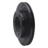 E-Line Drilled & Slotted Black Brake Rotor, 2001-2004 Fits Multiple Makes/Models, Position: Front Left - image 2