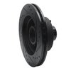 E-Line Drilled & Slotted Black Brake Rotor, 1973-1989 Mopar, Position: Front Left - image 3
