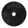 E-Line Drilled & Slotted Black Brake Rotor, 1973-1989 Mopar, Position: Front Left - image 4