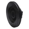 E-Line Drilled & Slotted Black Brake Rotor, 1973-1989 Mopar, Position: Front Right - image 4