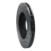 E-Line Drilled & Slotted Black Brake Rotor, 1995-2000 Mopar, Position: Front Left - image 1