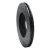 E-Line Drilled & Slotted Black Brake Rotor, 1995-2006 Mopar, Position: Front Left - image 2