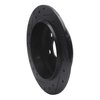 E-Line Drilled & Slotted Black Brake Rotor, 1995-2007 Mopar, Position: Rear Right - image 2