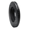 E-Line Drilled & Slotted Black Brake Rotor, 2003-2009 Mopar, Position: Front Left - image 2
