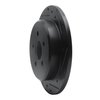 E-Line Drilled & Slotted Black Brake Rotor, 2003-2010 Mopar, Position: Rear Right - image 2