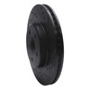E-Line Drilled & Slotted Black Brake Rotor, Fits Select Mopar, Position: Front Right - image 3