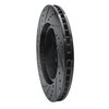 E-Line Drilled & Slotted Black Brake Rotor, Fits Select Mopar, Position: Front Right - image 3
