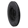 E-Line Drilled & Slotted Black Brake Rotor, Fits Select Mopar, Position: Rear Left - image 4