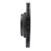E-Line Drilled & Slotted Black Brake Rotor, Fits Select Mopar, Position: Rear Right - image 3