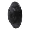 E-Line Drilled & Slotted Black Brake Rotor, 2004-2008 Mopar, Position: Rear Right - image 3