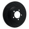 E-Line Drilled & Slotted Black Brake Rotor, 1965-1972 Mopar, Position: Front Right - image 2