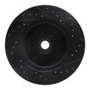 E-Line Drilled & Slotted Black Brake Rotor, 1976-1981 Mopar, Position: Front Left - image 4