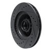 E-Line Drilled & Slotted Black Brake Rotor, 1970-1972 Mopar, Position: Front Right - image 4