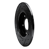 E-Line Drilled & Slotted Black Brake Rotor, 1988-1992 Mopar, Position: Rear Right - image 1